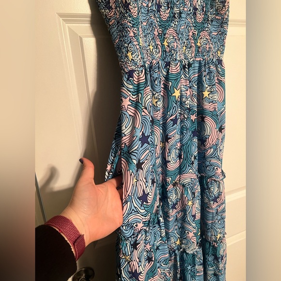 Dressed in Lala Rule Breaker Smocked Maxi Dress - Picture 6 of 11